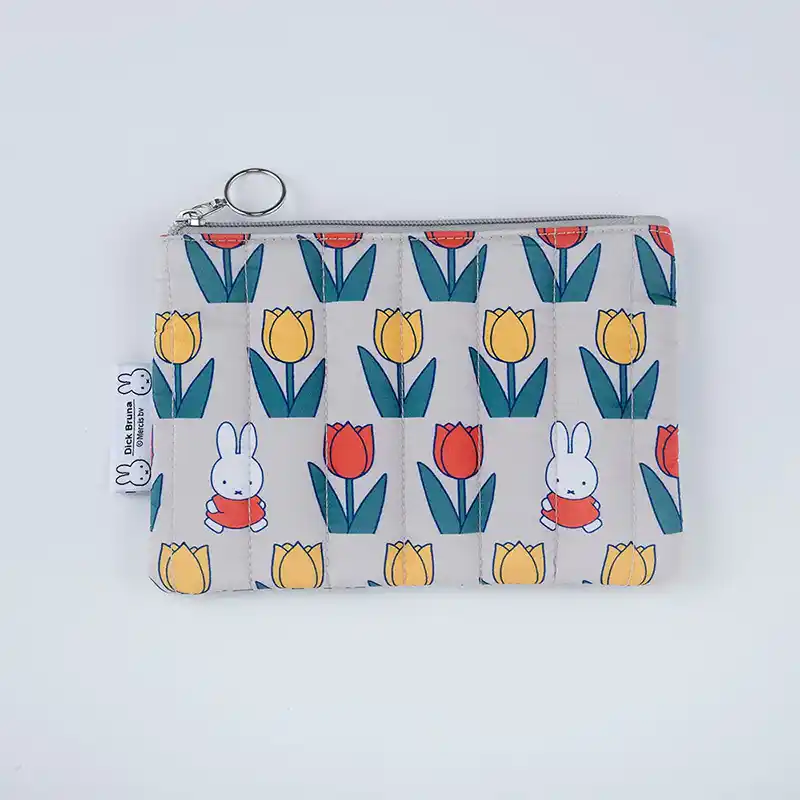 Dick Bruna キルティングフラットポーチ/TULIP